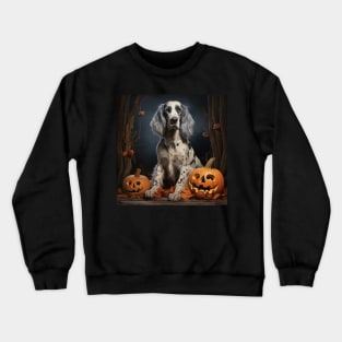 English setter Halloween Crewneck Sweatshirt